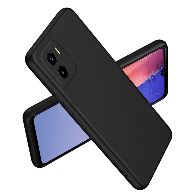 Xcover husa p/u Vivo Y01, Liquid Silicone, Black