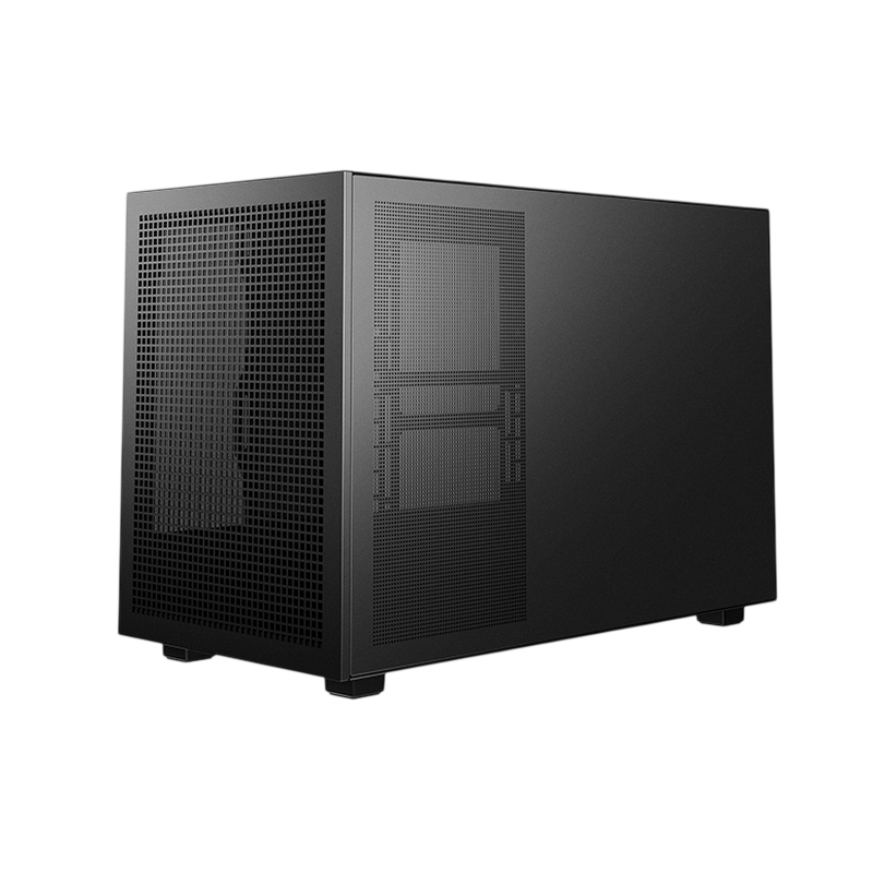 Case mATX Deepcool CH260, w/o PSU, No fans, TG, 2xUSB3.0, 1xUSB-C, 1x2.5", 1x3.5", Black