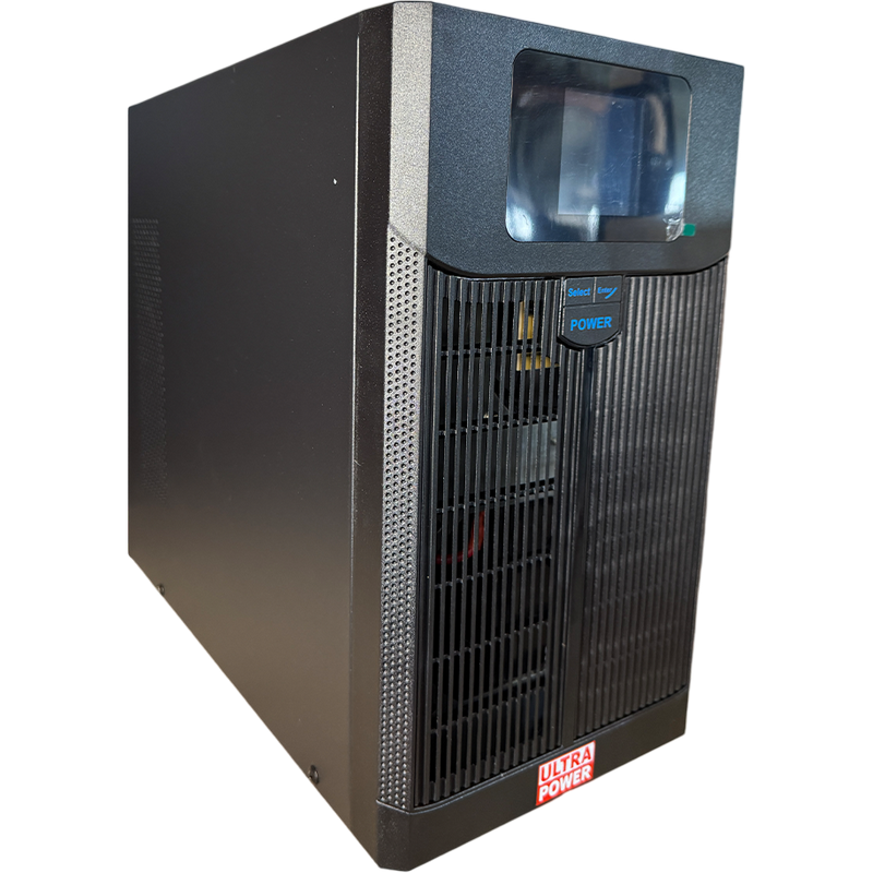 UPS Ultra Power EL-3K 3000VA/2400W, Tower, Pure Sine Wave, LCD, AVR, USB, RJ11/RJ45, 3*Schuko sockets, metal case