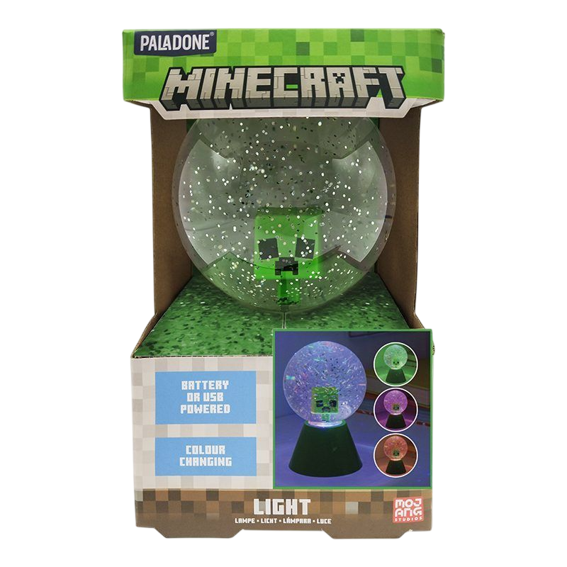 Lampa Paladone Minecraft LED Glitter Ball PP14330MCF