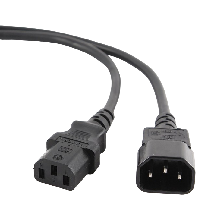 Cable, Power Extension UPS-PC 1.8m. PC-189, Cablexpert, 6A