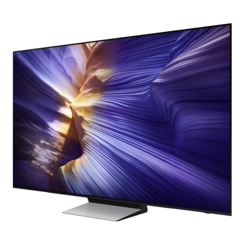 65" OLED SMART TV Samsung QE65S90FAUXUA, Quantum Dot OLED 4K UHD, Tizen OS, Black