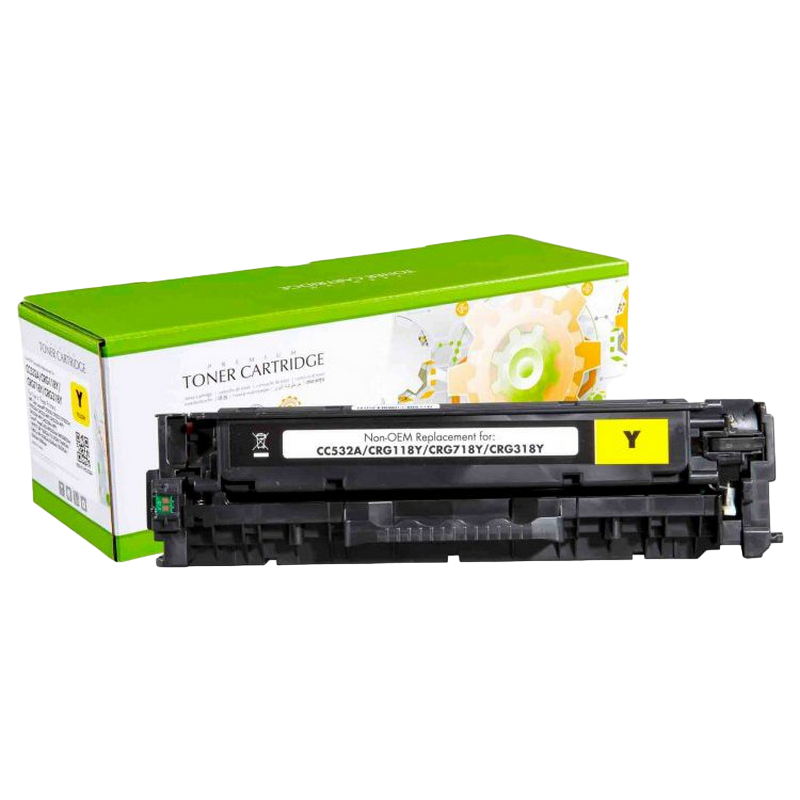 Laser Cartridge for HP CB532A yellow SCC CRT HEW SCC532A YLW (2.8k)