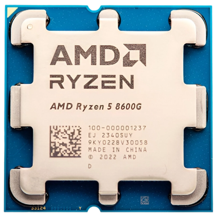CPU AMD Ryzen 5 8600G (4.3-5.0GHz, 6C/12T, L2 6MB, L3 16MB, 4nm, 65W), Socket AM5, Tray