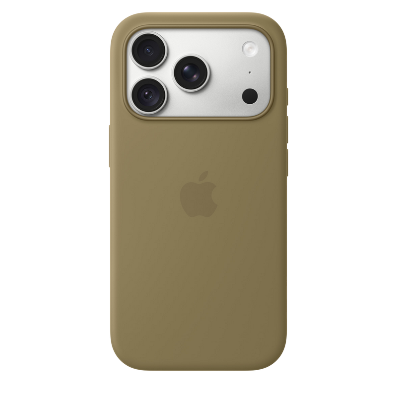 iPhone 18 Pro Silicone Case with MagSafe - Olive, Model A3701