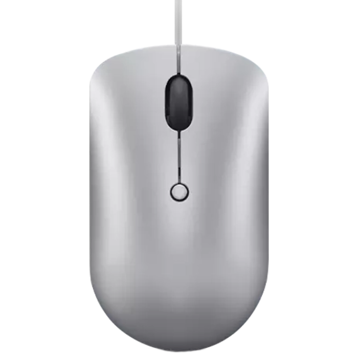 Lenovo 540 USB-C Compact Wired Mouse, Cloud Grey (GY51D20877)