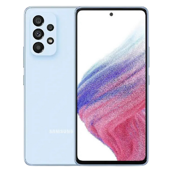 Xcover husa p/u Samsung A53, Liquid Silicone, Light Blue