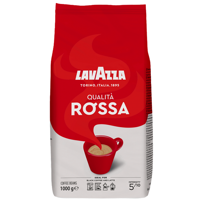 Coffee LAVAZZA Q. ROSSA 1000g (boabe)