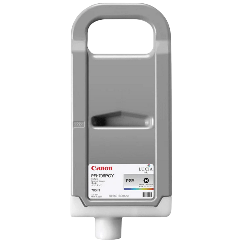 Ink Cartridge Canon PFI-706PGY, Photo Grey