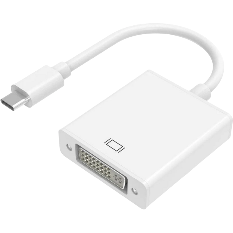 Adapter USB TYPE C to DVI FEMALE, 4KX2K 30HZ, APC-631001