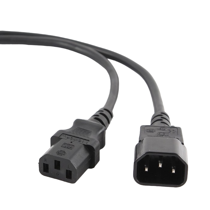 Cable, Power Extension UPS-PC 1.8m, with VDE approval, Cablexpert, 10A