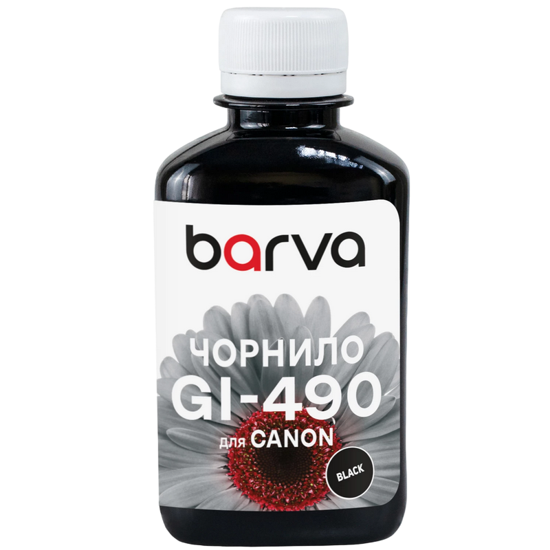 Ink Barva for G series Canon black (GI-490 BK) 180gr (G490-503)