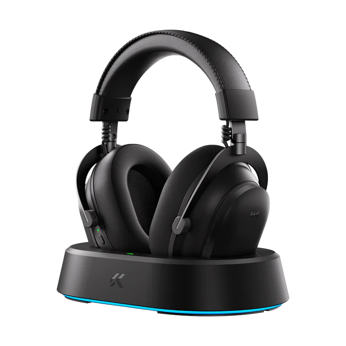 Gaming Wireless Headset MCHOSE V9 Turbo, Steel Black