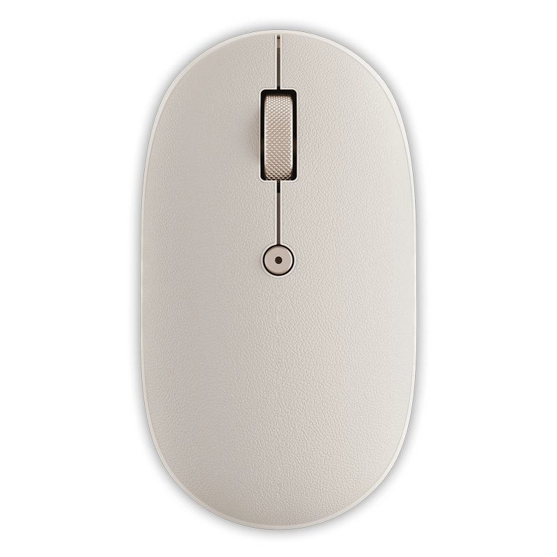 Wireless Mouse Satechi OntheGo, 3 buttons, Multi-Device, Rechargeable, Bluetooth 5.0, Sand