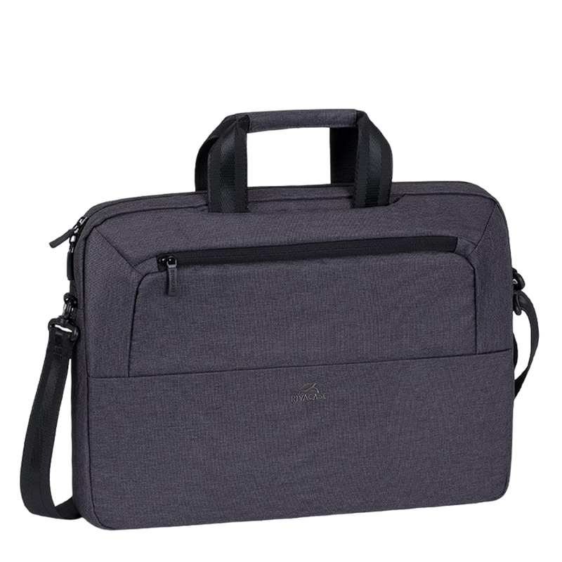 16"/15" NB bag - RivaCase 7730 Canvas Black Laptop, Fits devices