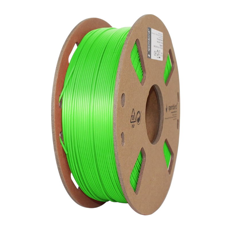 PLA+ 1.75 mm, Green Filament, 1 kg, Gembird 3DP-PLA+1.75-02-G