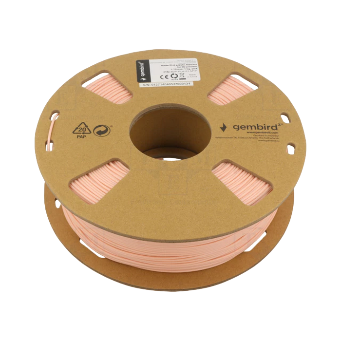 PLA 1.75 mm, Matte Pink Filament, 1 kg, Gembird 3DP-PLA-01-MTP
