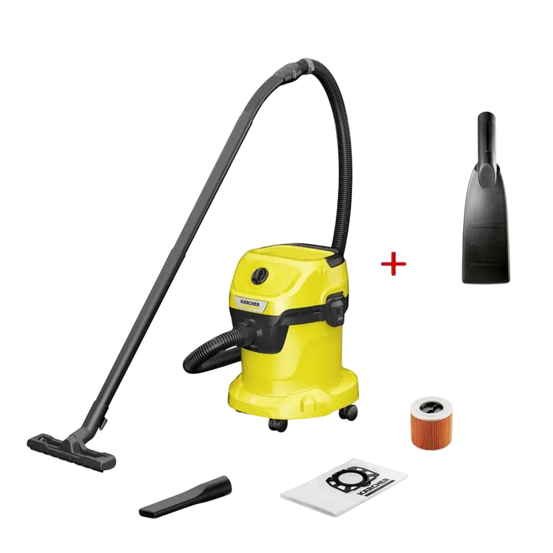 Vacuum Cleaner Karcher 1.628-122.0 (Set) WD 3 V-15/6/20 + Duza auto WD 6.959-547.0