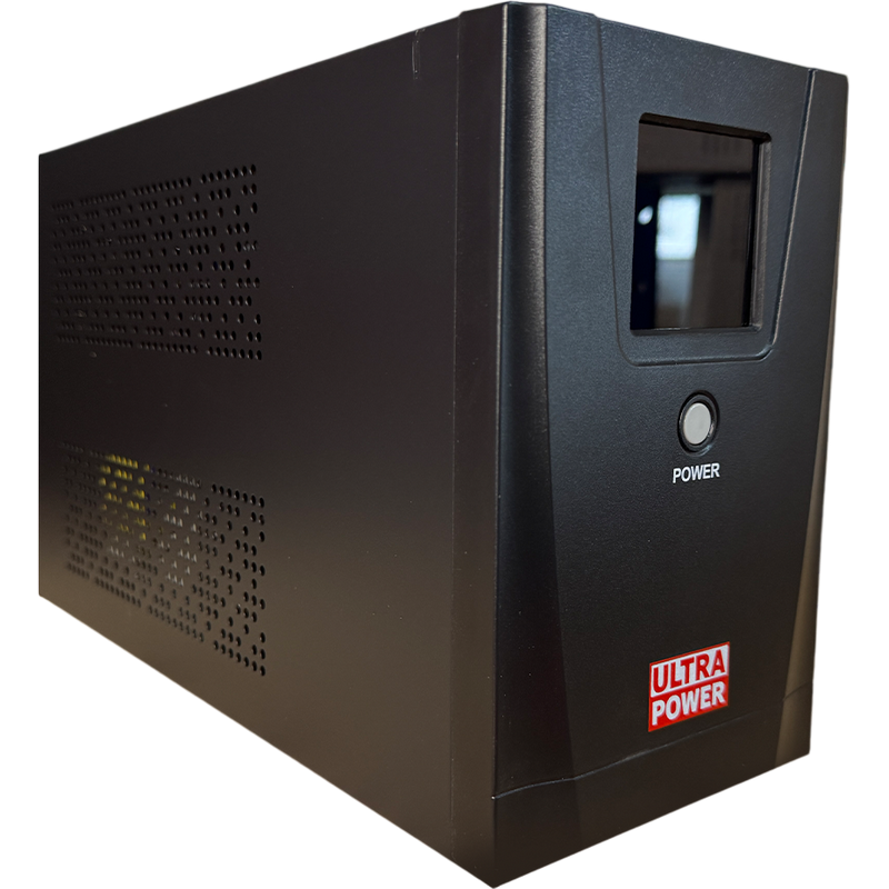 UPS Ultra Power UPS1500MC 1500VA/900W, Tower, LCD, AVR, USB, RJ11/RJ45, 3*Schuko sockets, metal case