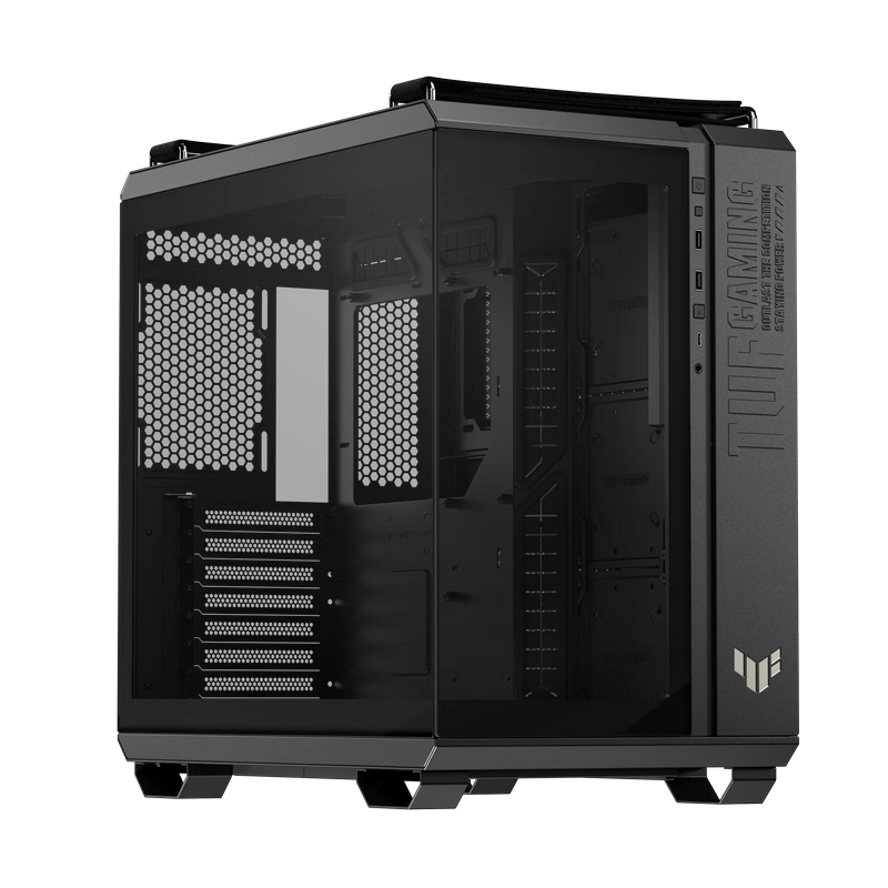 Case ATX Asus TUF Gaming GT502 Horizon TG ARGB, 3x120mm & 1x120mm, Tempered Glass, 2xUSB 3.2, 2xUSB 2x2, 1xUSB-C, 4x3.5"/2.5", Black