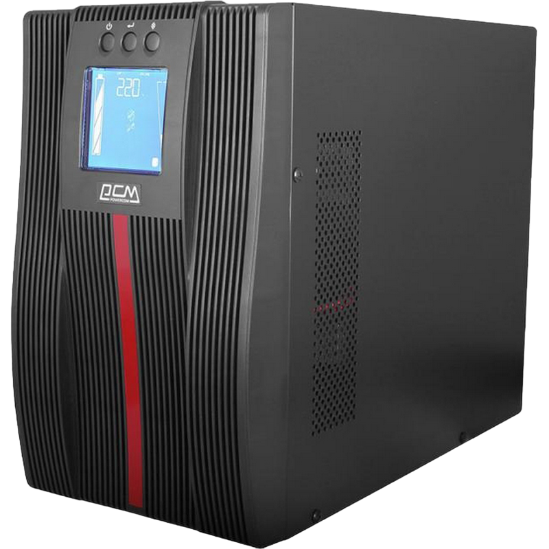 UPS PowerCom MAC-2000 IEC, Tower, 2000VA/2000W, Online, LCD, RS232, USB,SNMP SLOT, Ex.Batt. Connector, 8*C13+1*C19