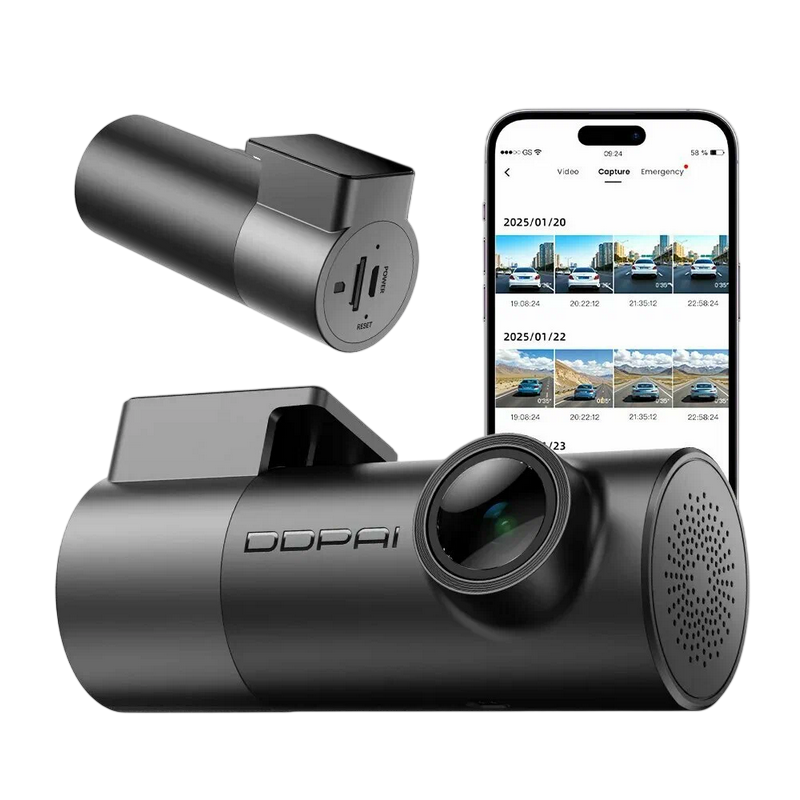 Camera Auto DDPai Mini Pro Dash Cam, Black