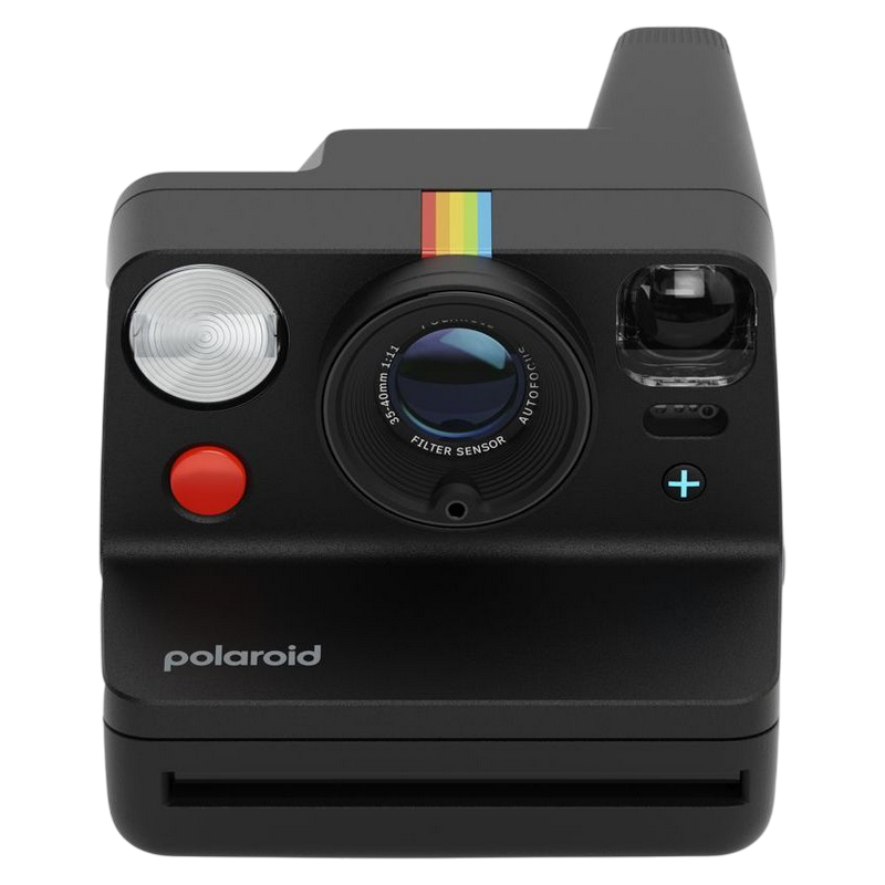 Camera Foto Instant Polaroid Now+ Gen 3 + Color Film Bundle (8 photos),Black