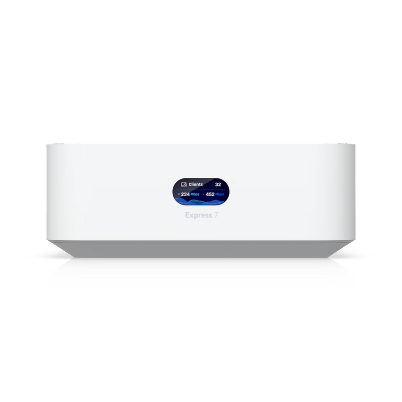 Wi-Fi 7 Tri-Band Ubiquiti Cloud Gateway "UX7", 10.7Gbps, 1x2.5Gbit,1x10Gbit, 6xAntennas, USB-C Power