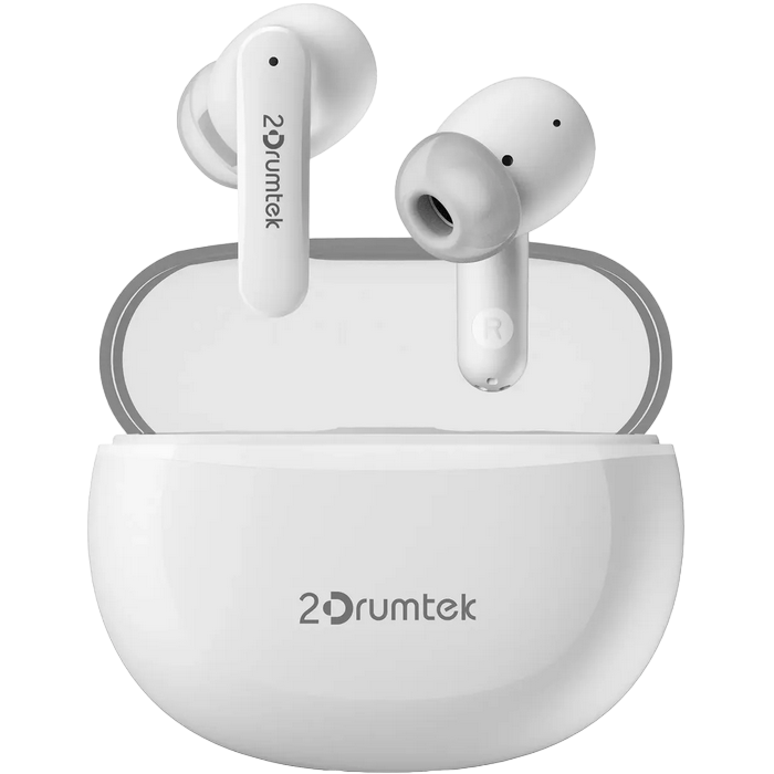 Wireless Earphones A4tech B25, 10 mm driver, 32 Ohm, 102db, Bluettoth 5.2, 40/380 mAh,IPX4, White
