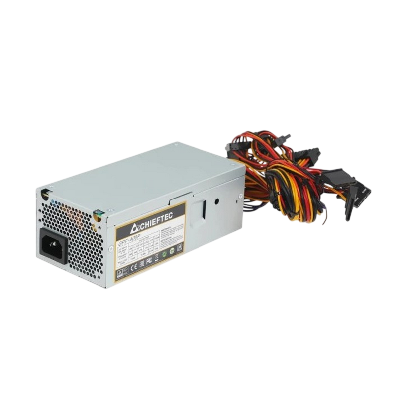 Power Supply TFX 400W Chieftec GPF-400P, 85+, 80mm, Active PFC, Silver, Bulk