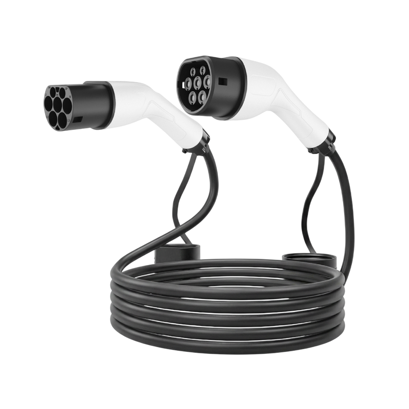 EV Charging cable Type 2, 3-phase 16A, 11kW, 8m, IP55, Energenie, EV-T2MF-11KW-8M