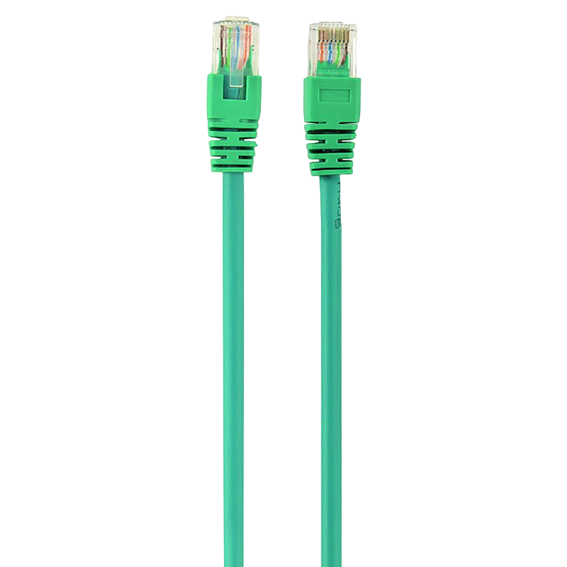 0.25m, Patch Cord Green, PP12-0.25M/G, Cat.5E, Cablexpert, molded strain relief 50u" plugs