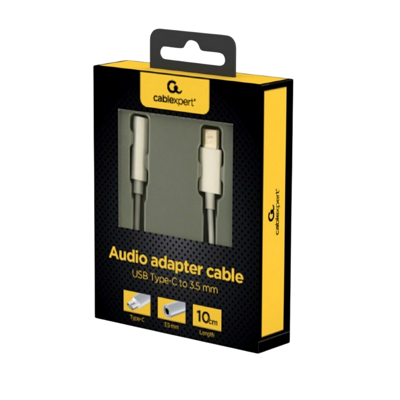 Audio adapter Type-C to 4-pin*3.5 mm socket, Cablexpert A-CM-3.5F-01