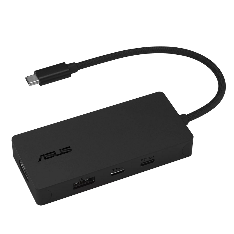 Docking Station Asus DC110 Mini, USB-C: USB-A 3.2 Gen2, USB-C 3.2 Gen2, HDMI: 4K@60Hz, 2K@144Hz, PD 100W/5V/1.5A