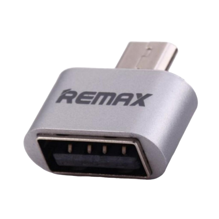 Remax micro OTG USB Adapter Silver