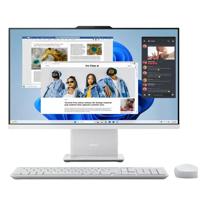 Lenovo AIO IdeaCentre 3 27ARR9 Cloud Grey (27" FHD IPS 300nits Ryzen 5 7533HS 3.3-4.4GHz, 8GB, 512GB, Wireless KB&MS, No OS)