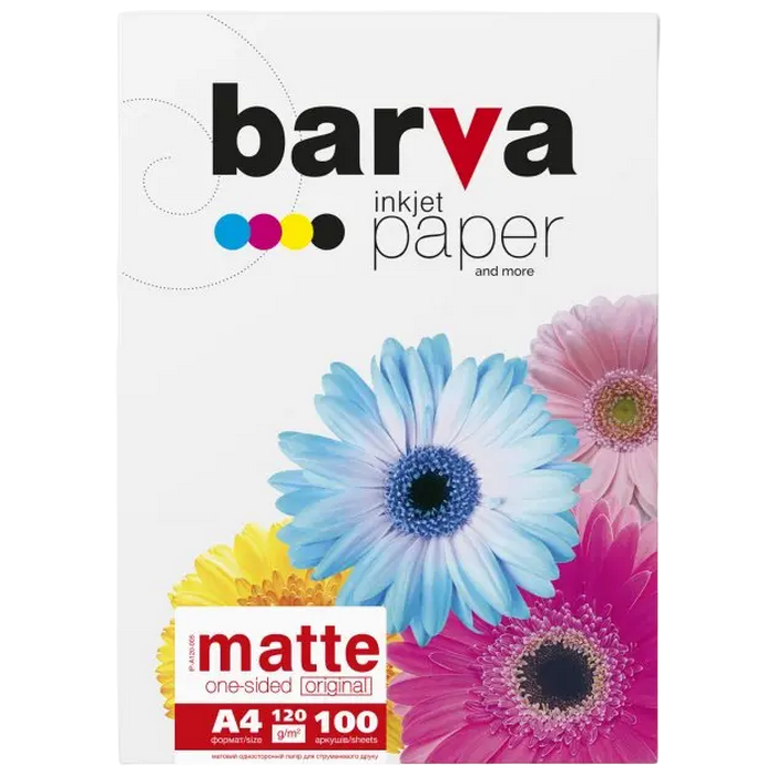 A4 120g 100p Matt Inkjet Photo Paper Barva