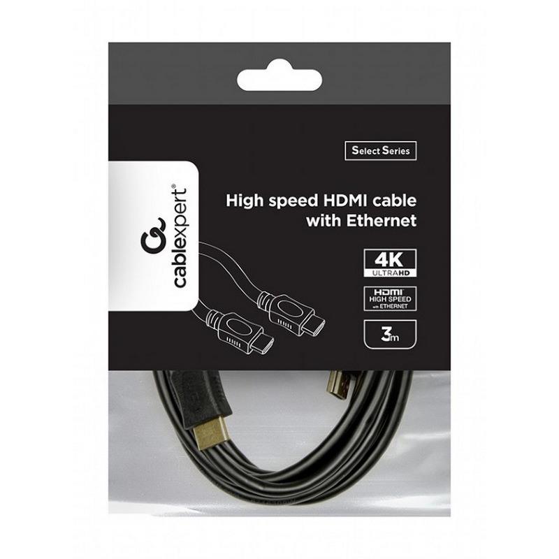 Cable HDMI to HDMI 4.5m Cablexpert, male-male, V1.4, Black, CC-HDMI4L-15