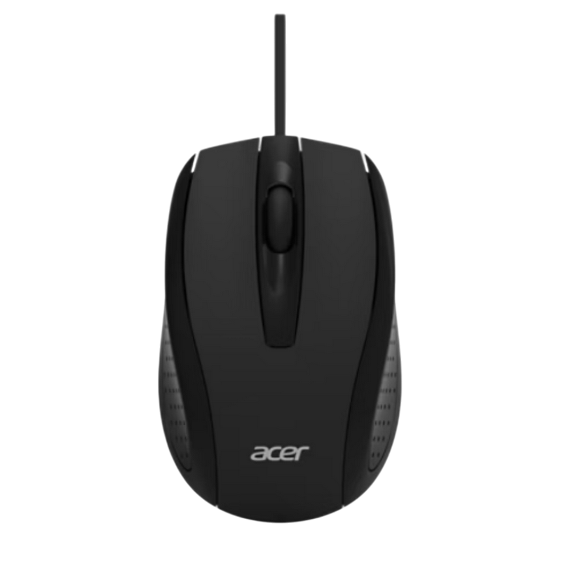 Mouse Acer Wired Optical, 1200dpi, 3 buttons, Ambidextrous, 1,5m, USB, Black