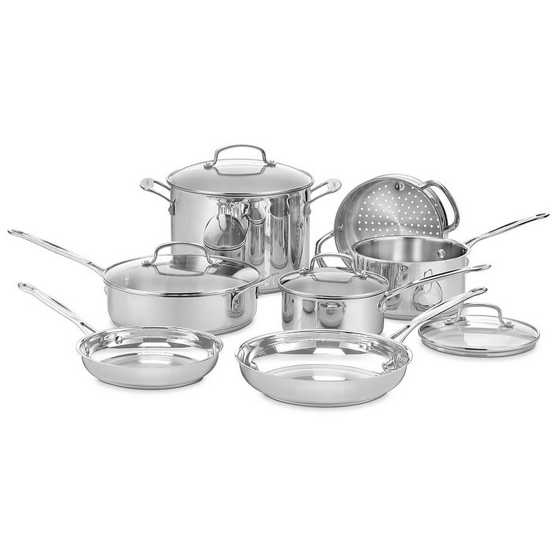 Pot Set CUISINART Chefs Classic Stainless 7711G