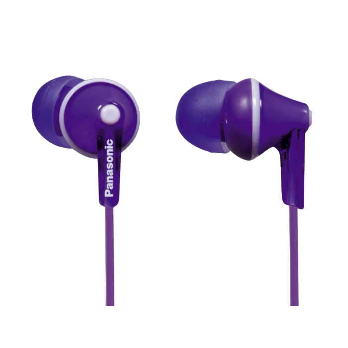 Earphones Panasonic RP-HJE125E-V Violet, w/o Mic, 1 x mini-jack 3.5mm