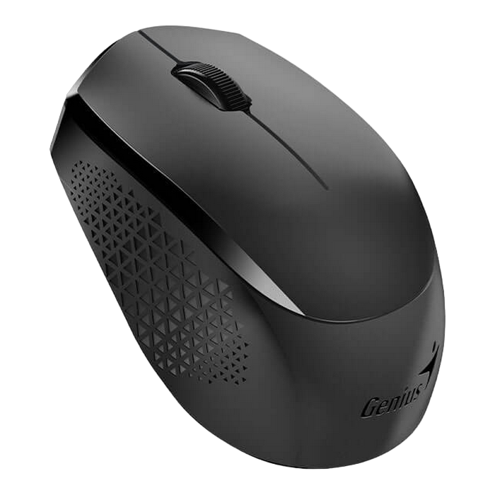 Wireless Mouse Genius NX-8000S, 1200 dpi, 3 buttons, Ambidextrous, 53g, Silent, BlueEye, 1xAA, 2.4Ghz, Black