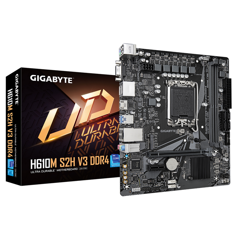 MB S1700 Gigabyte H610M S2H V3 DDR4 mATX