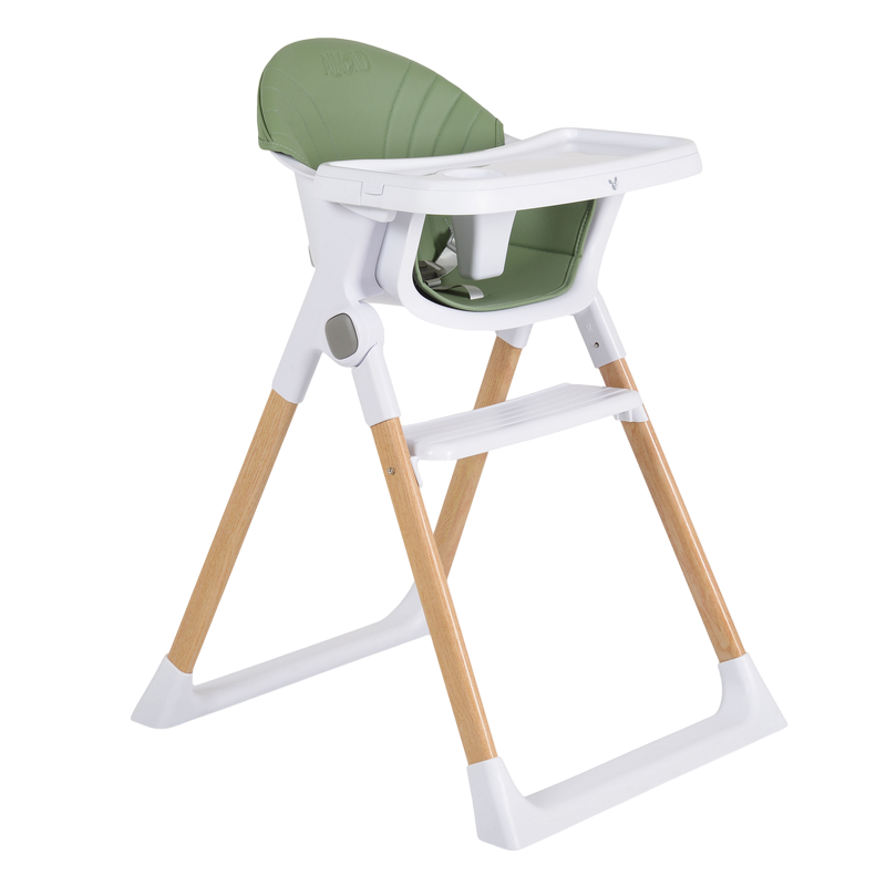 Scaun de masa 2 in 1 Moni Almond green