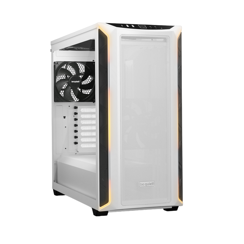 Case EATX be quiet! Shadow Base 800 DX, w/o PSU, 3x140mm, 2xARGB Strips, Front Mesh, Tempered Glass, DF, 2xUSB3.2, 1xUSB-C, 2x3.5', 4x2.5", White