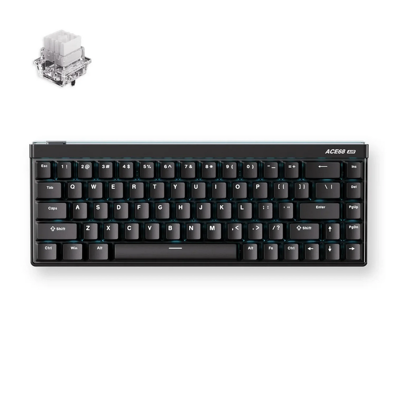 Gaming Keyboard MCHOSE Ace 68 Air E-Sport Hall Effect Magnetic SW, Mechanical, 65% Layout, Mount Tai Magnetic SW, RGB, USB, EN, Black