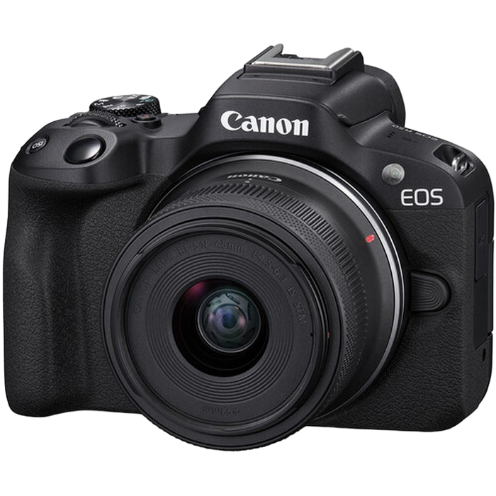 DC Canon EOS R50 Black & RF-S 18-45mm f/4.5-6.3 IS STM KIT