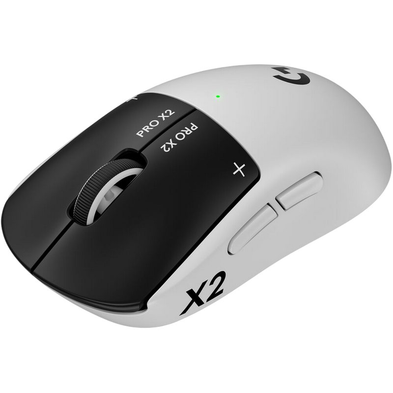 Gaming Wireless Mouse Logitech PRO X2 Superstrike HITS, 44k dpi, 5 buttons, 88G, 888IPS, 61g, 8000Hz, 90h, Rapid Trigger, 2.4Ghz, Lunar Eclipse