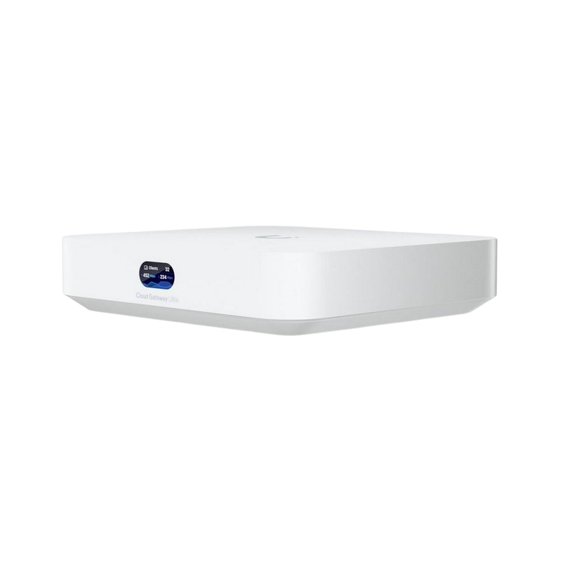 Gigabit Ubiquiti Cloud Gateway Ultra "UCG-Ultra", 2.5G WAN, 4xGbit LAN, 16Gb Storage, RAM 3Gb, UniFi Controller, USB-C Power