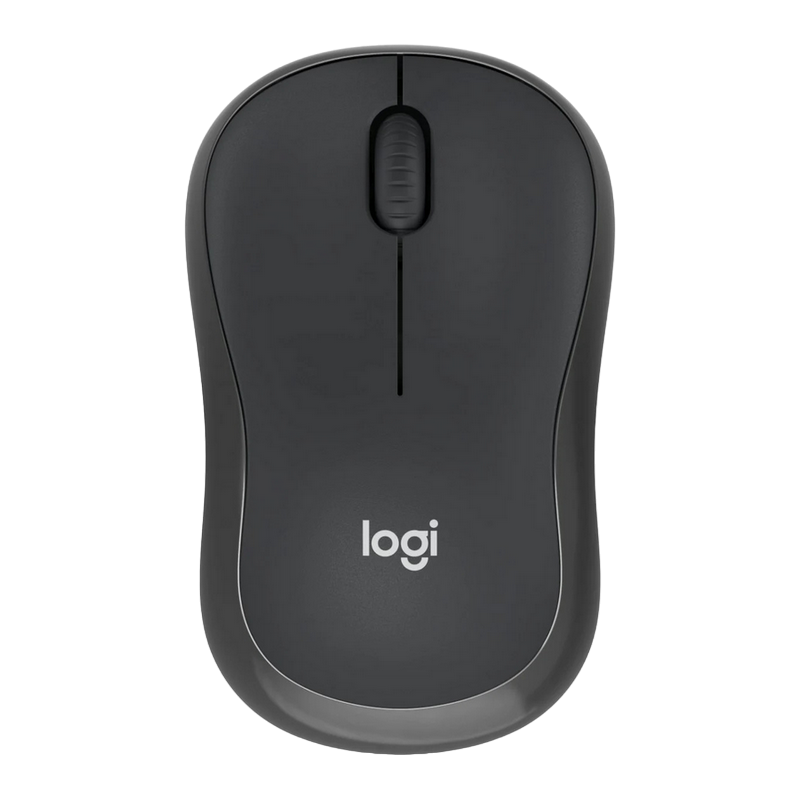 Wireless Mouse Logitech M240 for Business, 400-4000 dpi, 3 buttons, 75,2g., Ambidextrous, Silent, 1xAA, Bolt, 2.4Ghz+BT, Graphite